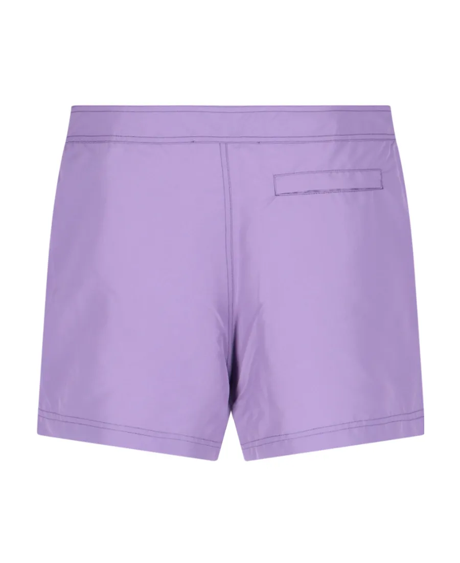 Off-White Logo Printed Swim Shorts