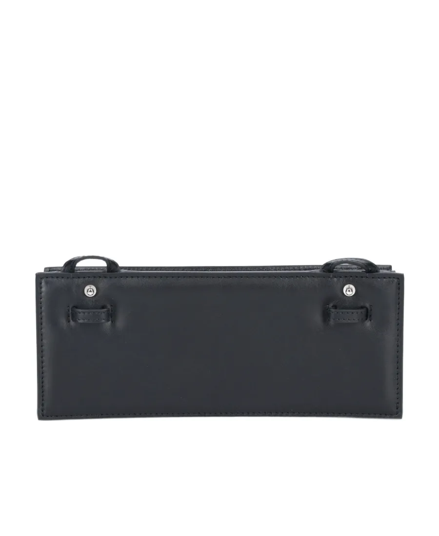 Rectangular Logo-Plaque Shoulder Bag