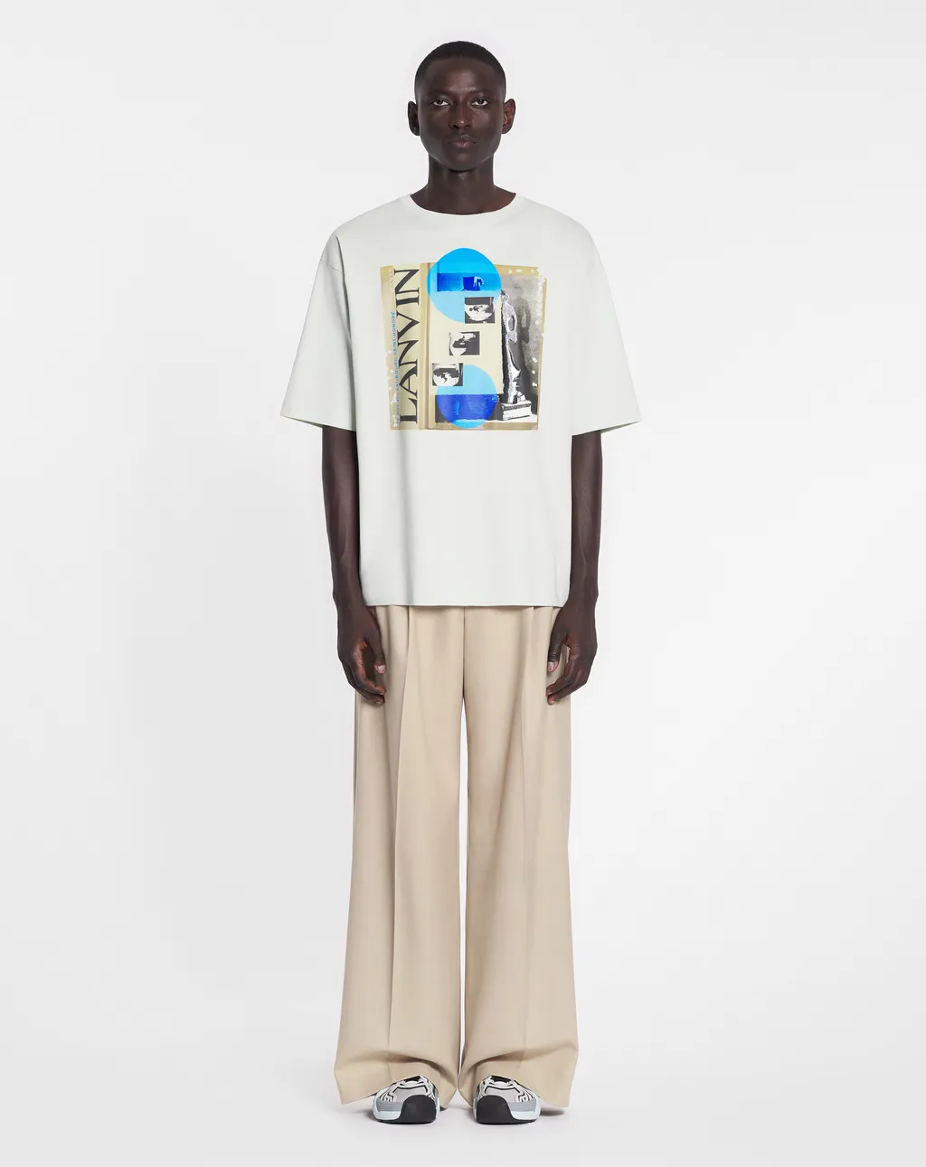 Lanvin Graphic Printed Crewneck T-Shirt
