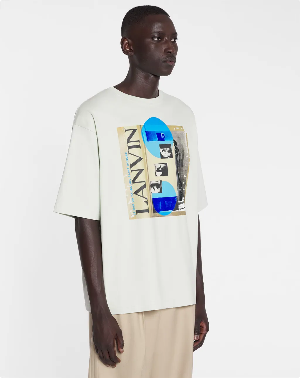 Lanvin Graphic Printed Crewneck T-Shirt