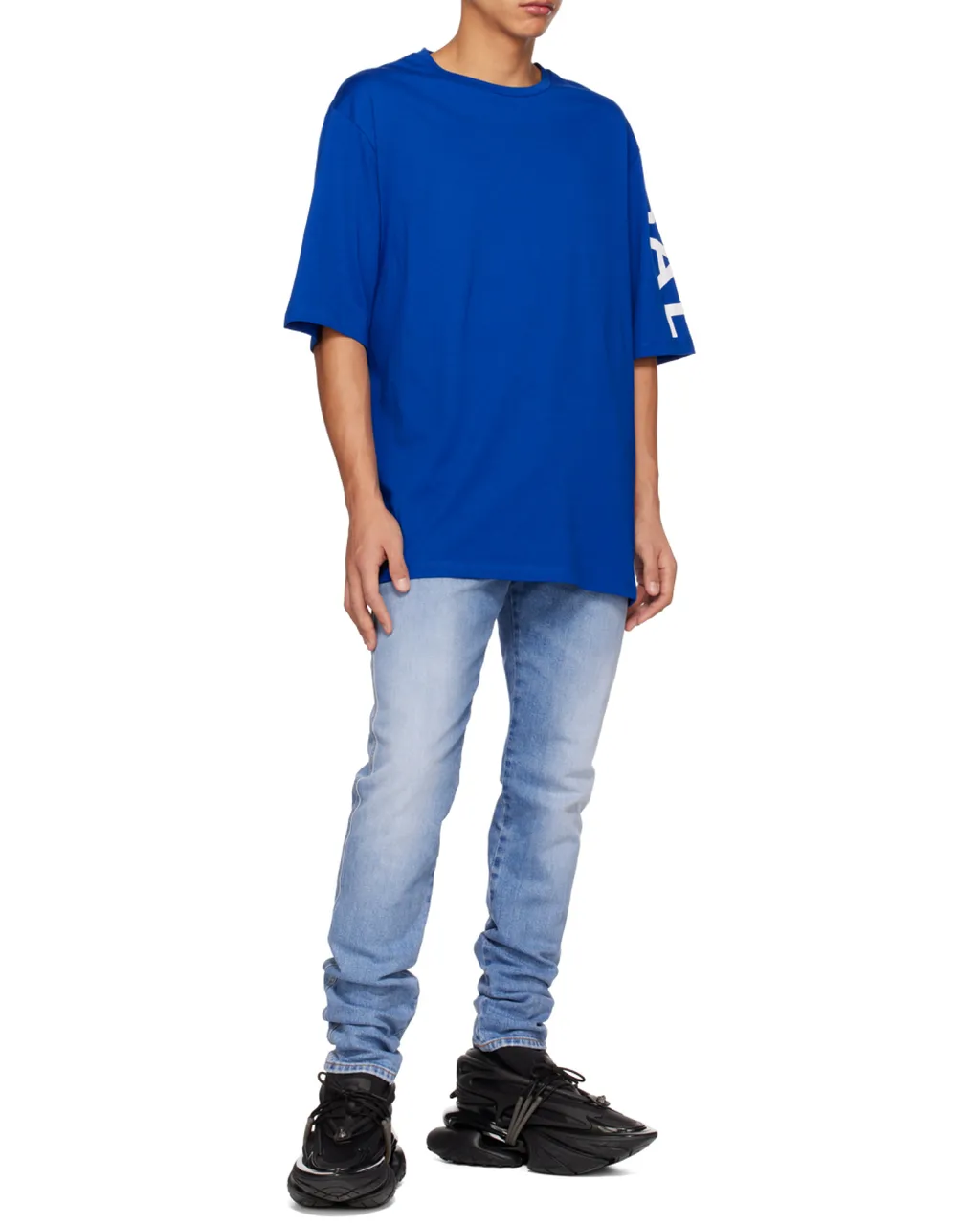 Balmain High-Waist Slim-Fit Jeans