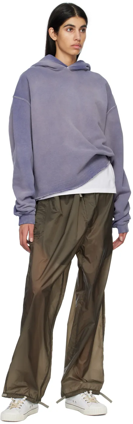 Maison Margiela Four-Stitch Drawstring Draped Trousers