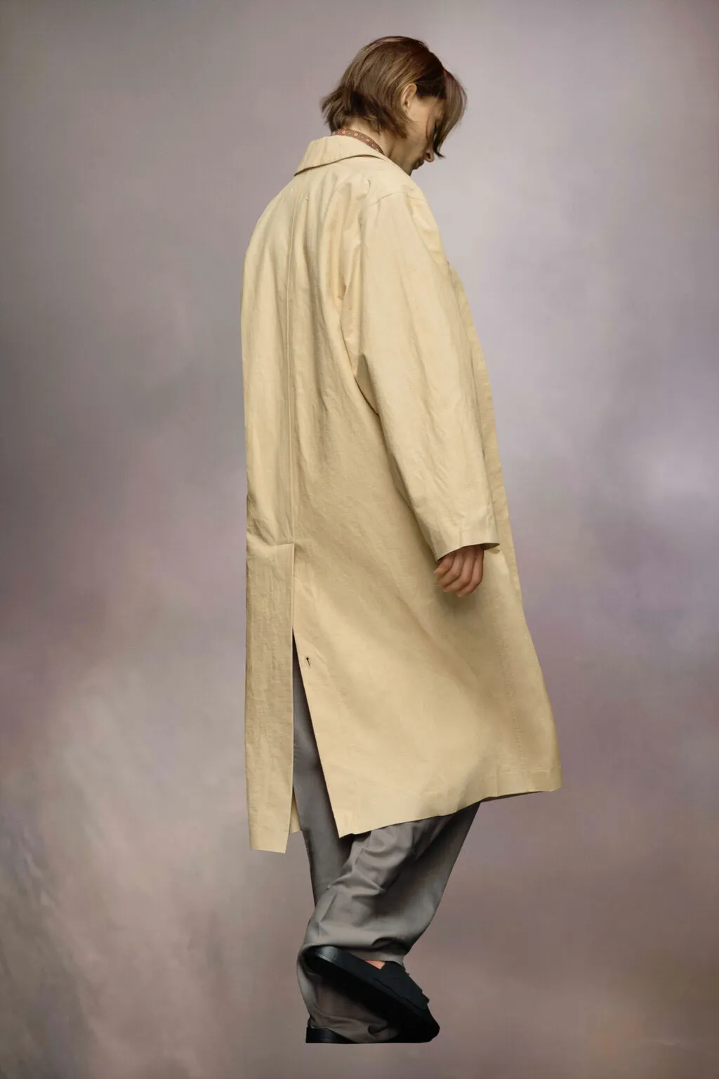 Maison Margiela Single-Breasted Midi Trench Coat