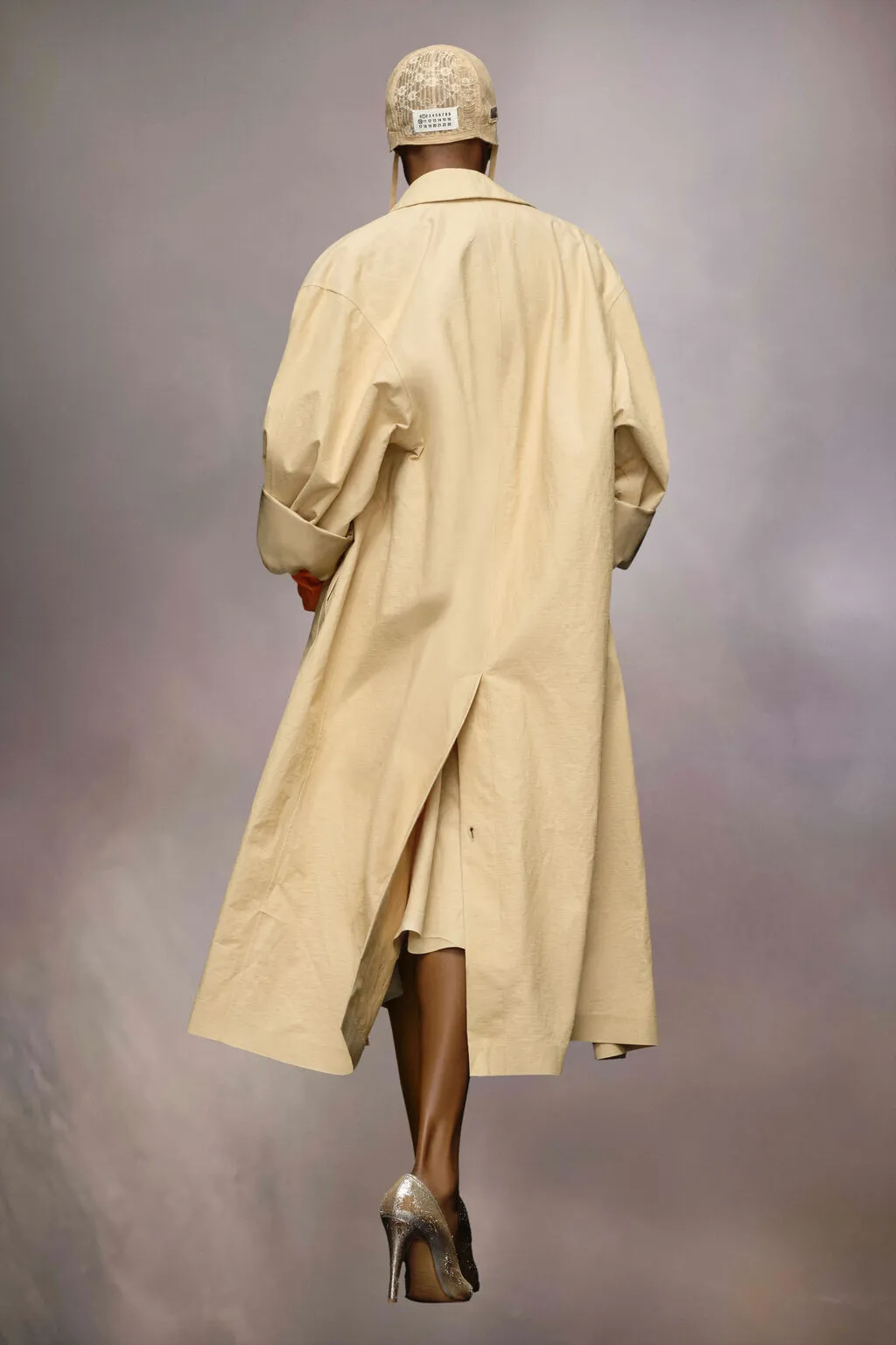 Maison Margiela Single-Breasted Midi Trench Coat