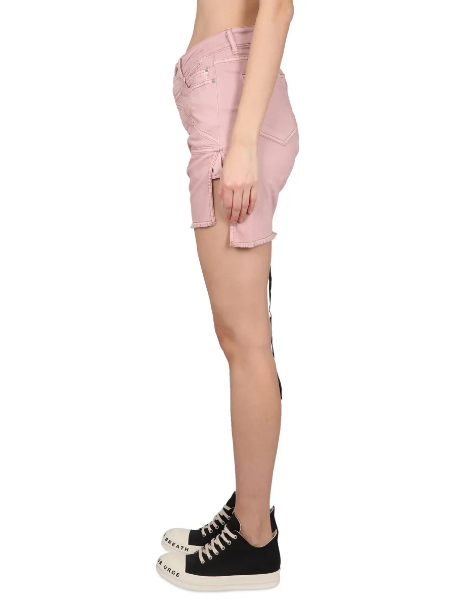 Rick Owens Drkshdw Denim Bermuda Shorts