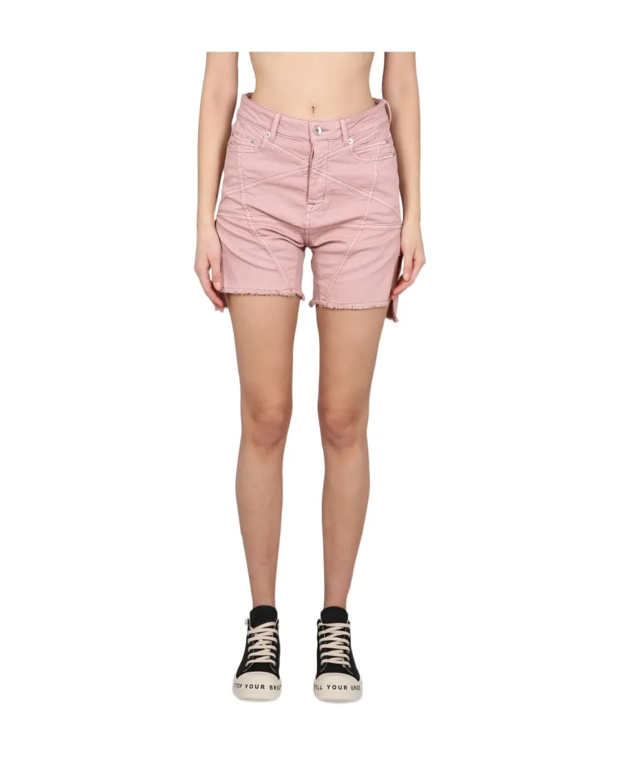 Rick Owens Drkshdw Denim Bermuda Shorts