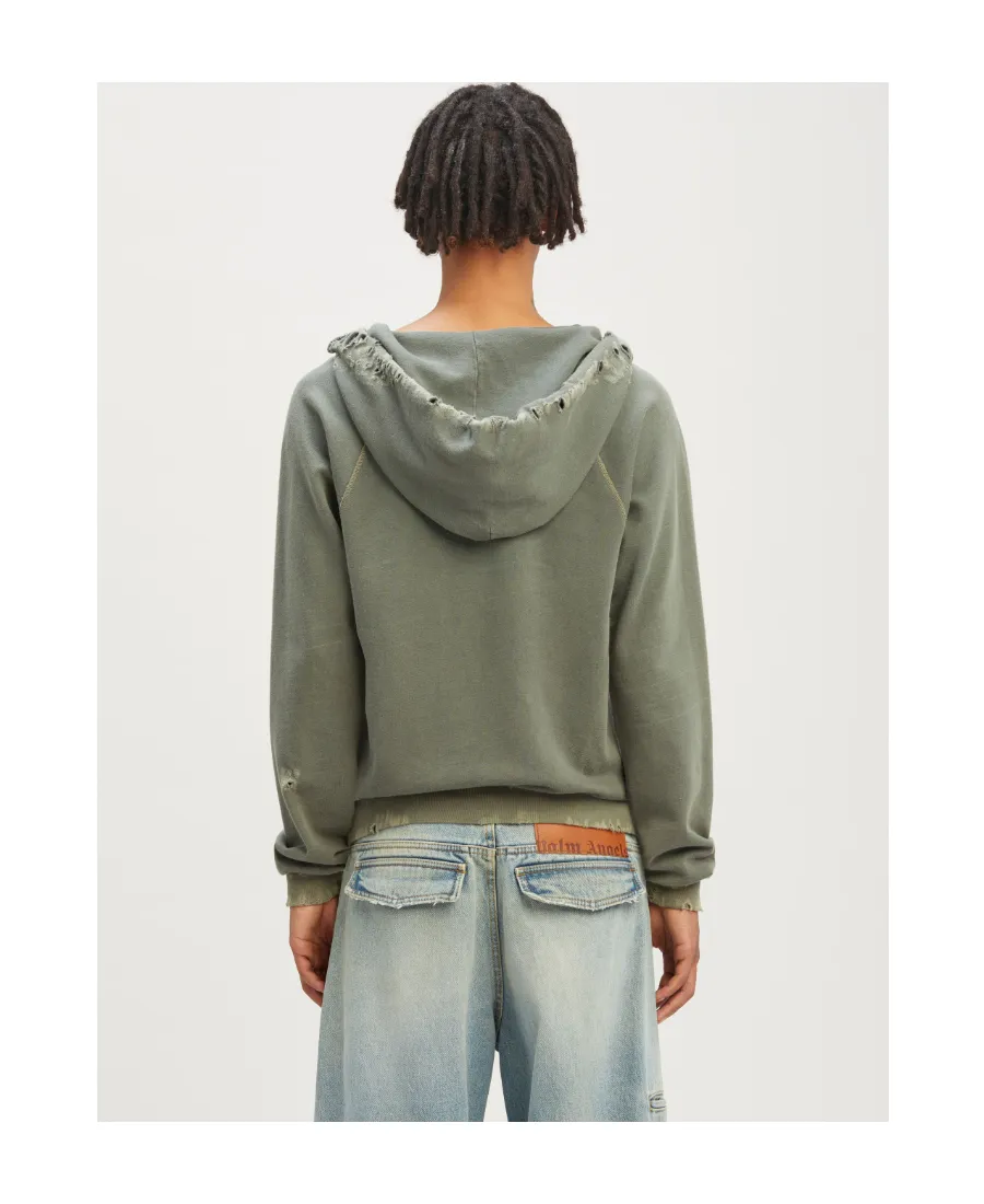 Palm Angels Logo Printed Drawstring Hoodie