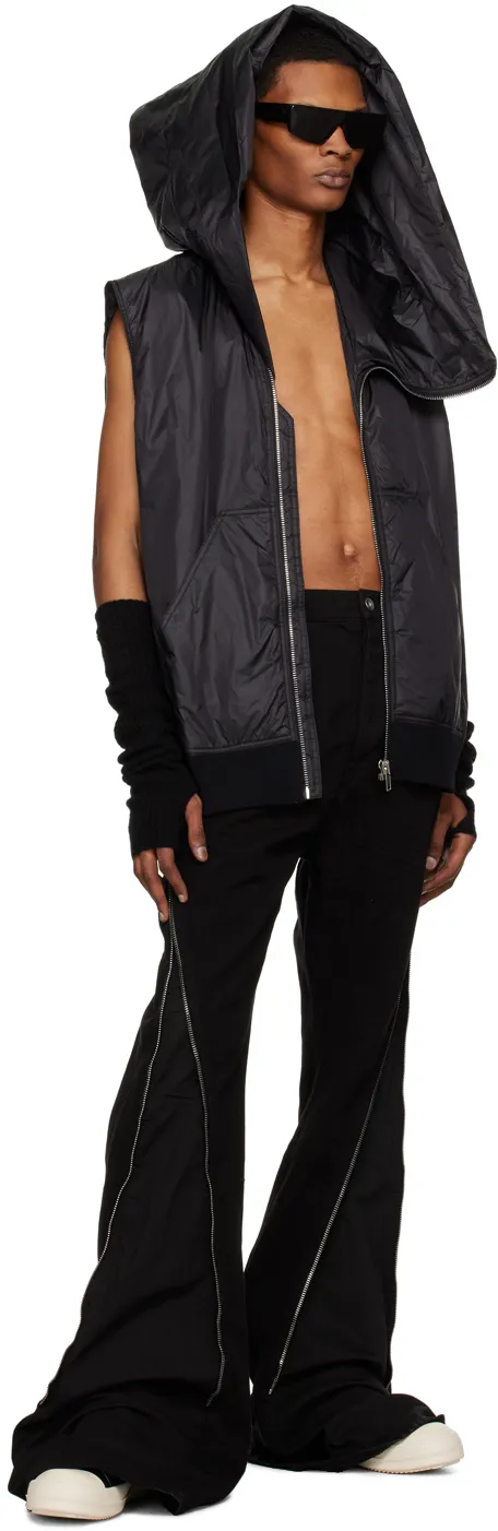 Rick Owens Drkshdw Zip-Up Hooded Gilet