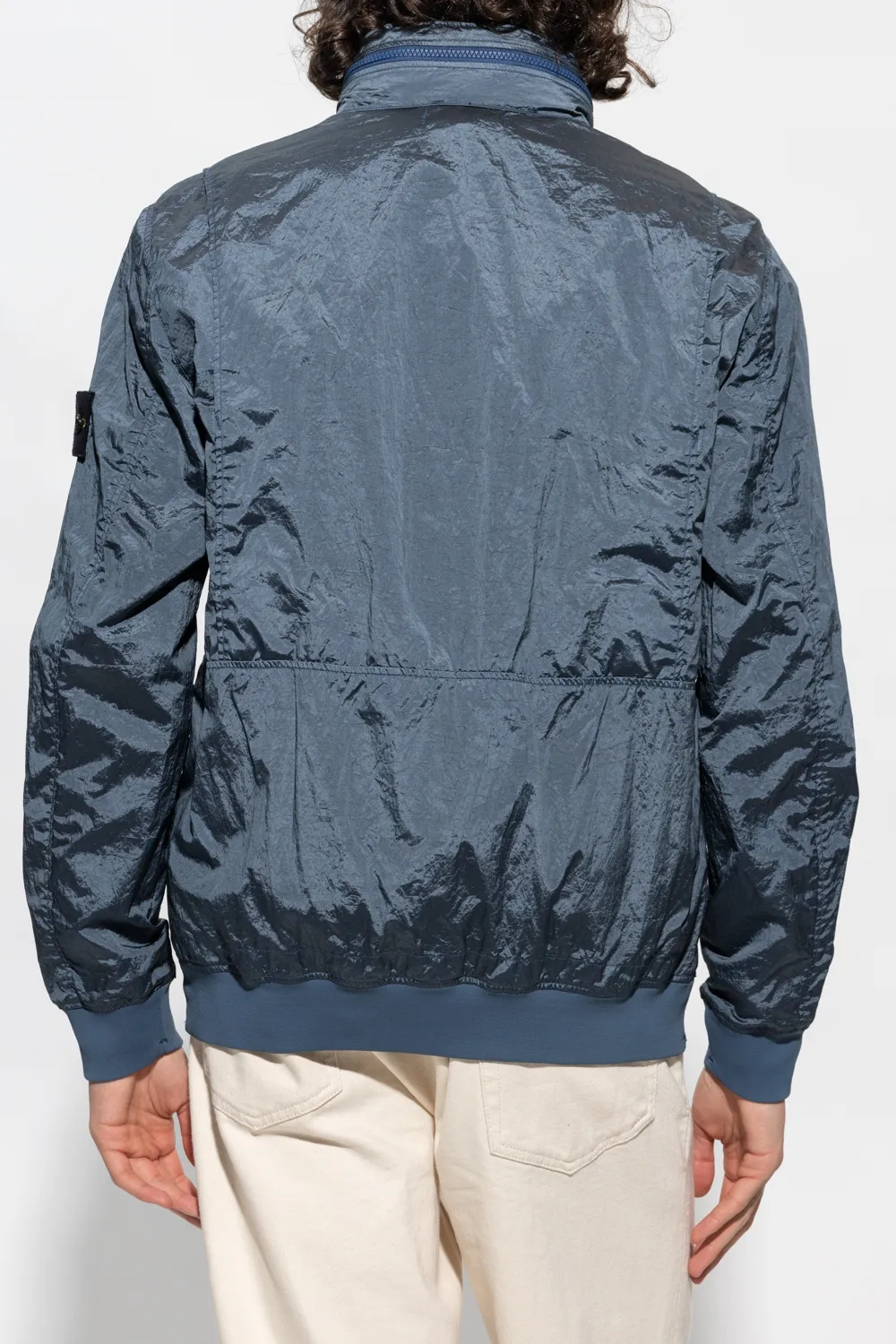Stone Island Logo Patch Zipped Jacket