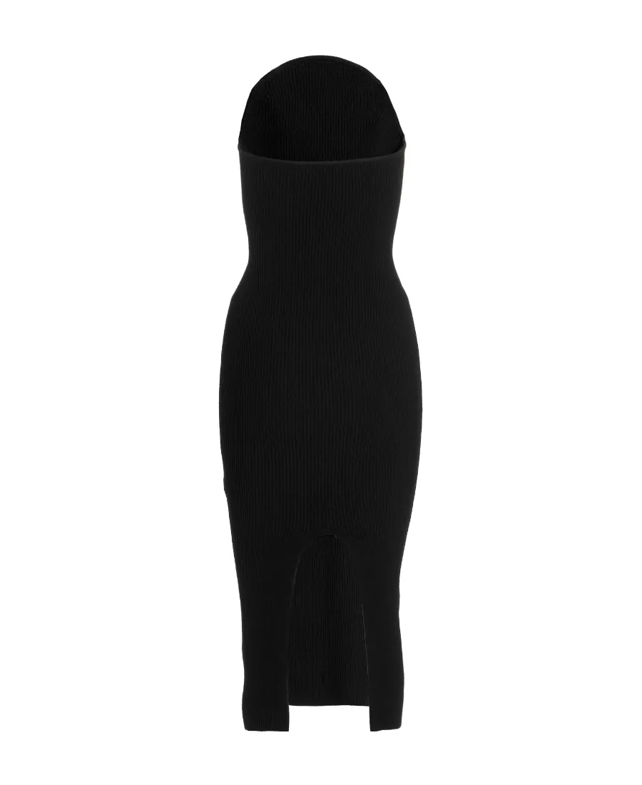 Khaite Off-Shoulder Knitted Dress