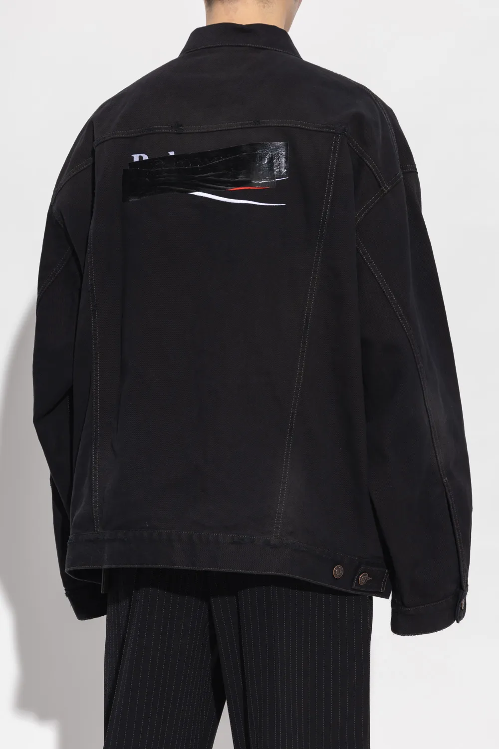 Oversized-Fit Denim Jacket