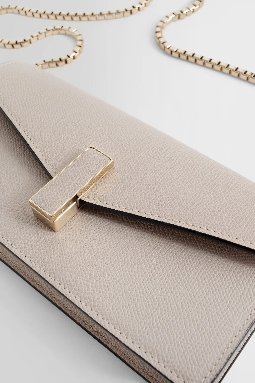 Valextra Envelope Foldover-Top Clutch Bag