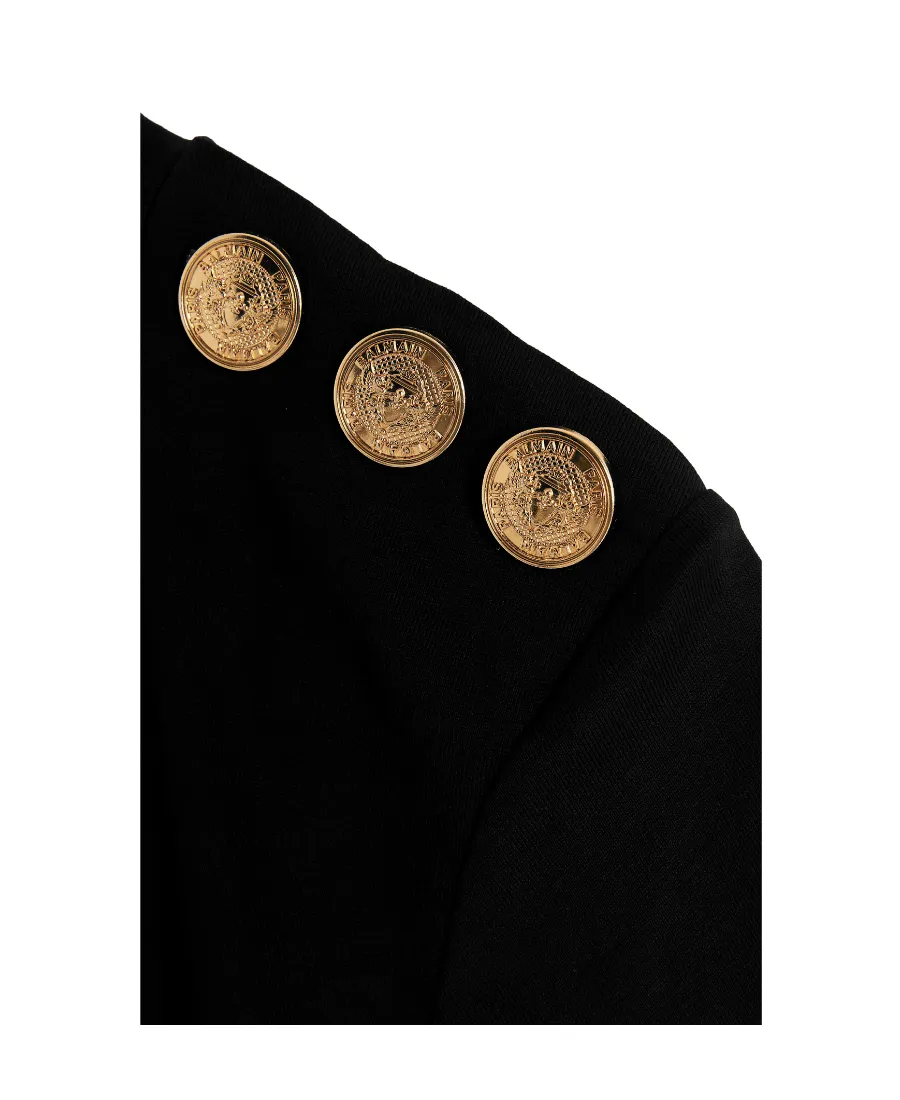 Balmain Logo Printed Crewneck T-Shirt