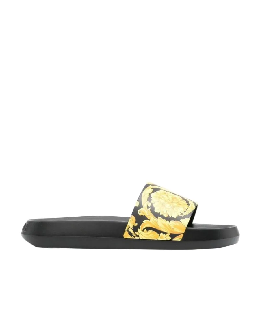 Versace Baroque Printed Slip-On Slides