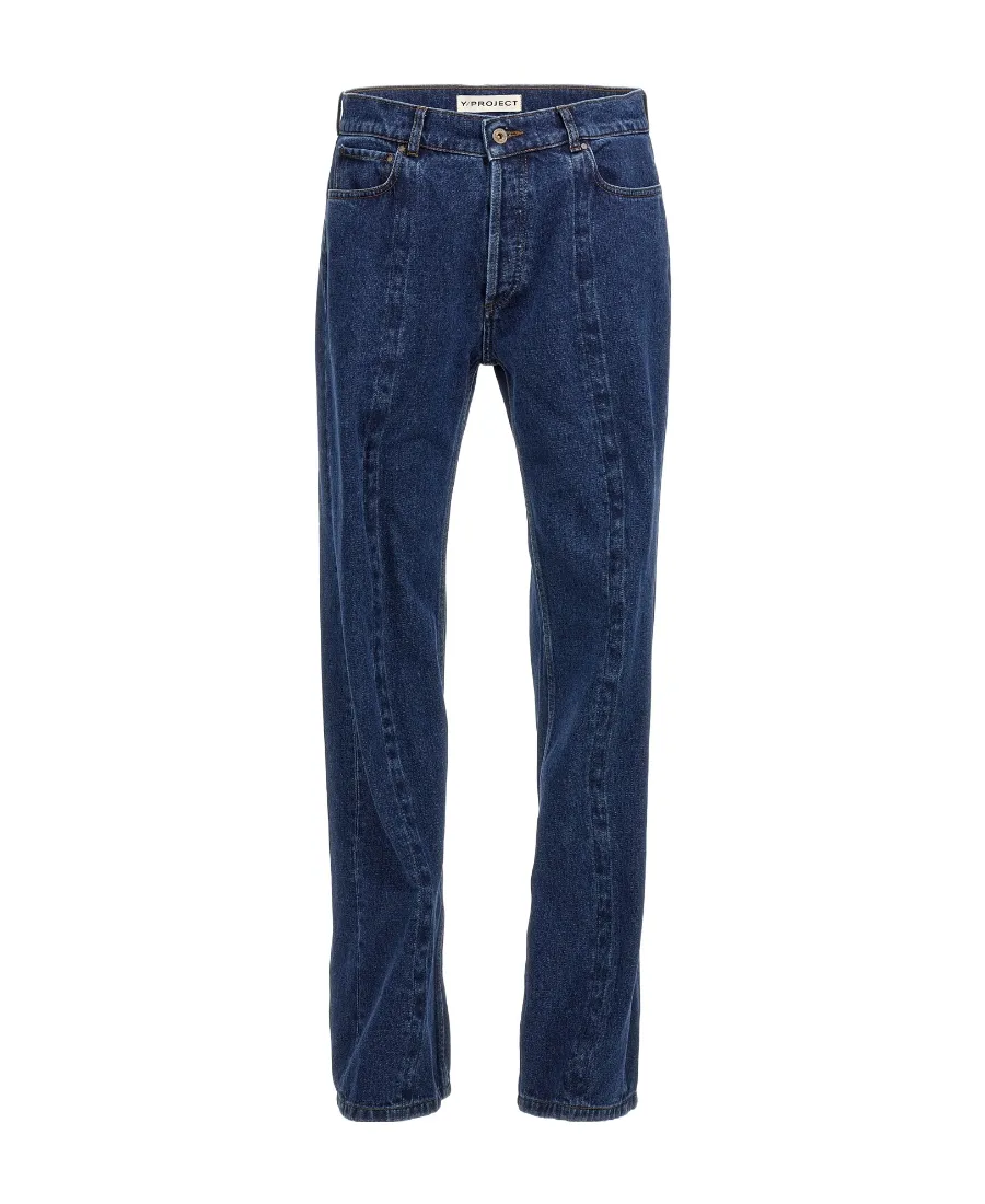 Wire Wide-Leg Cotton Jeans