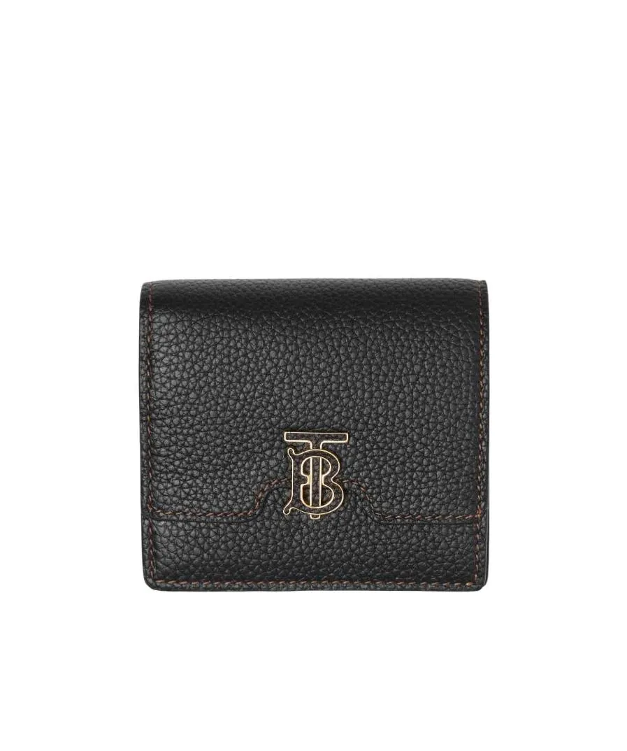 Burberry Logo Plaque Bi-Fold Wallet