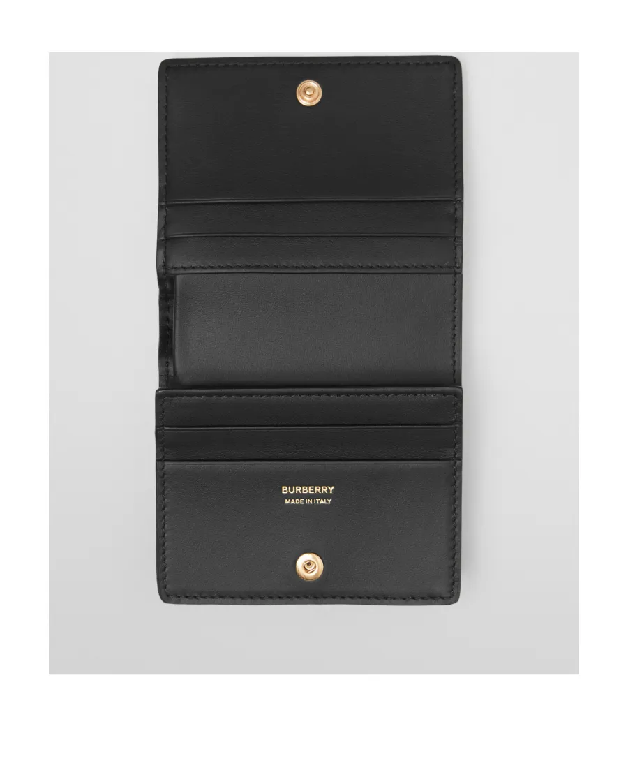 Burberry Logo Plaque Bi-Fold Wallet