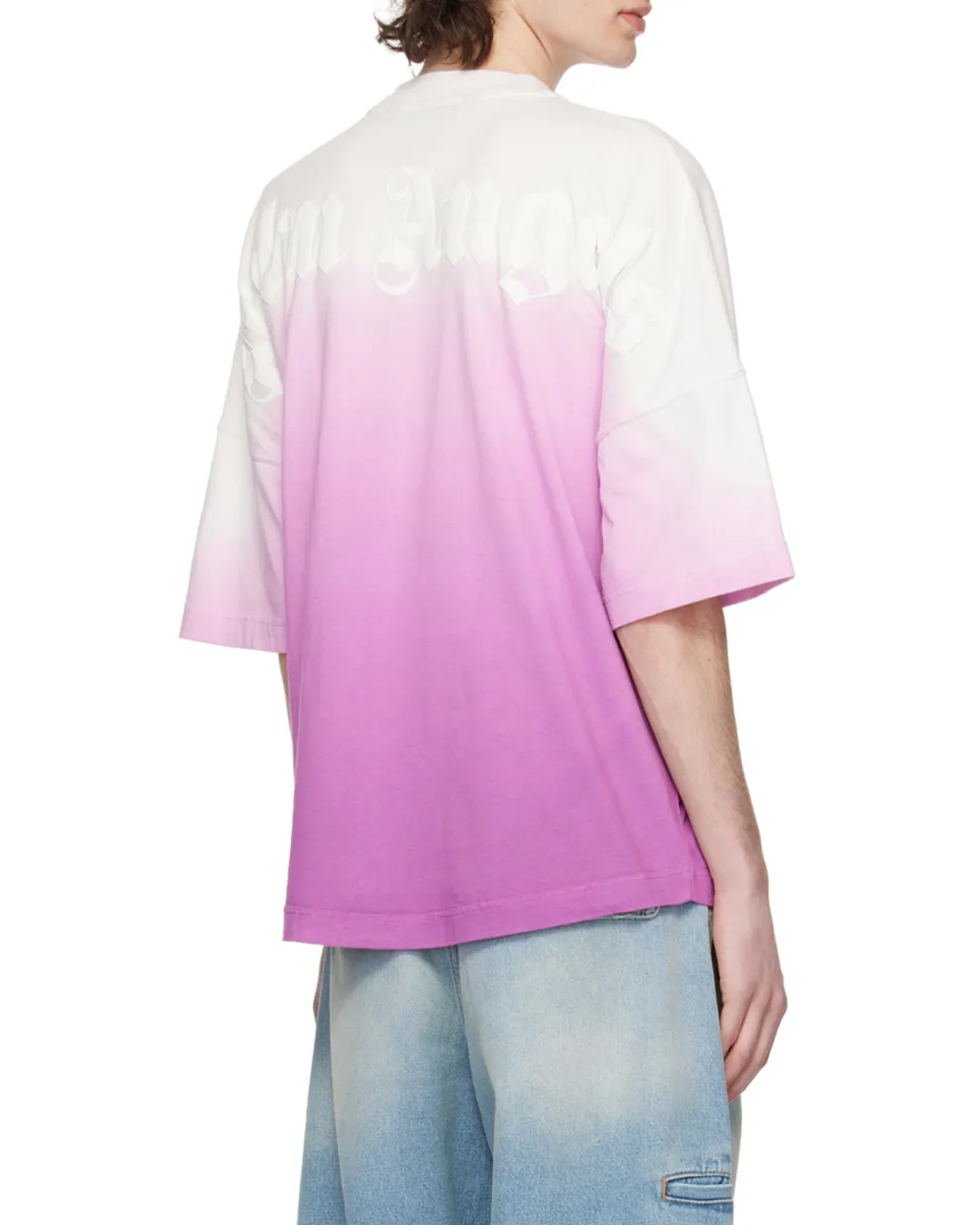 Palm Angels Two-Tone Crewneck T-Shirt