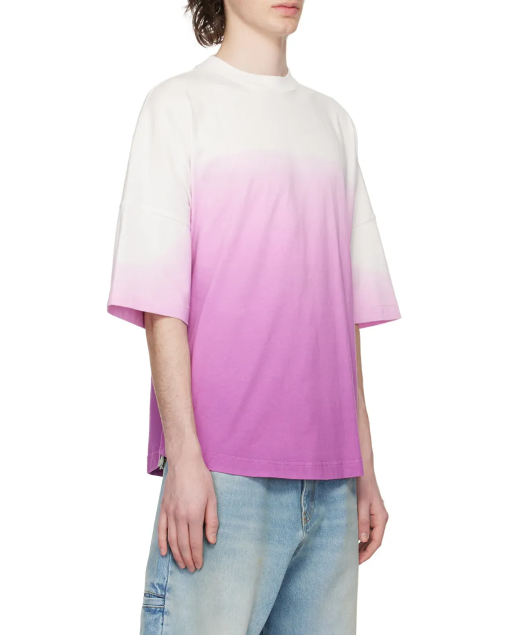 Palm Angels Two-Tone Crewneck T-Shirt