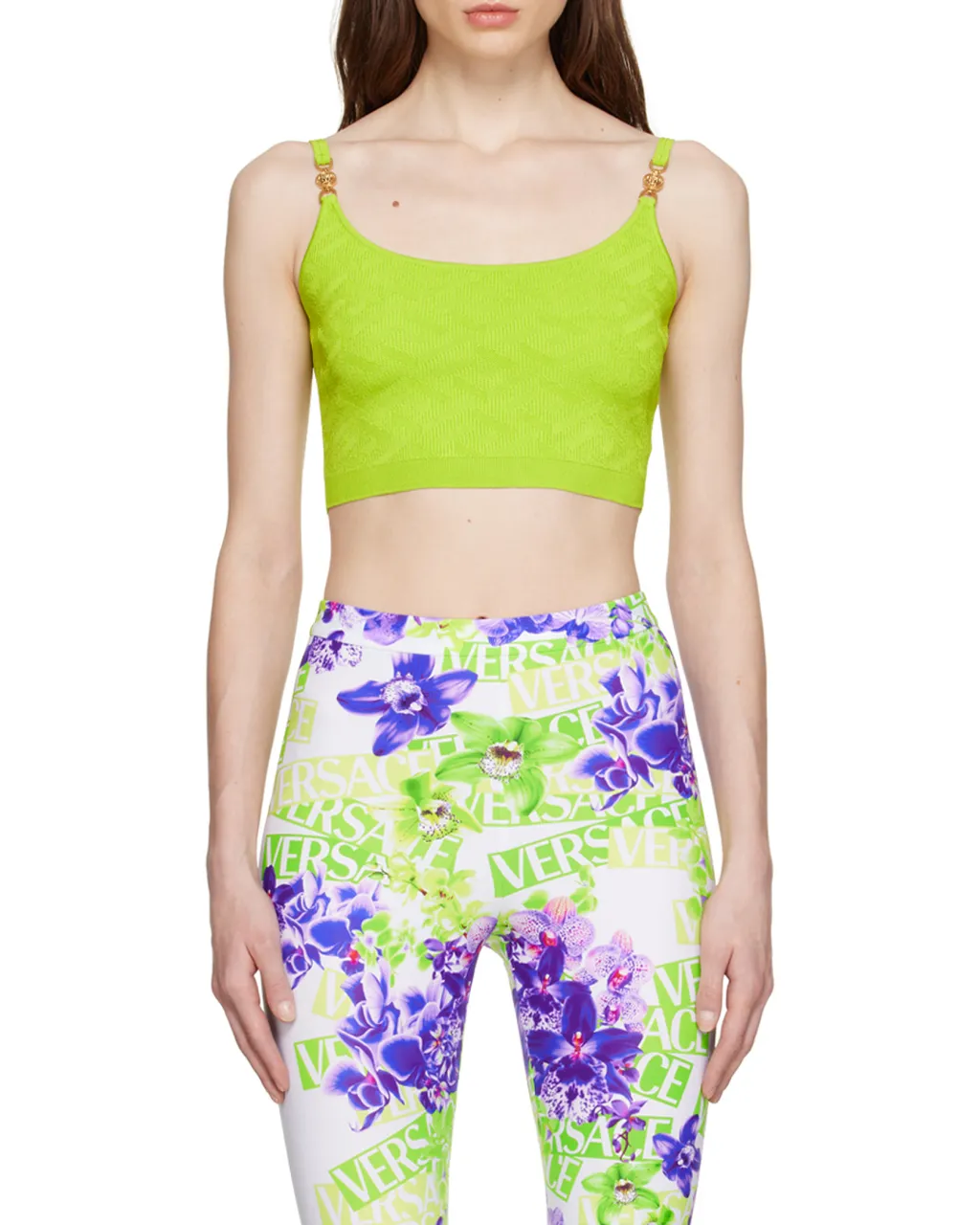 Medusa-Motif Knitted Top