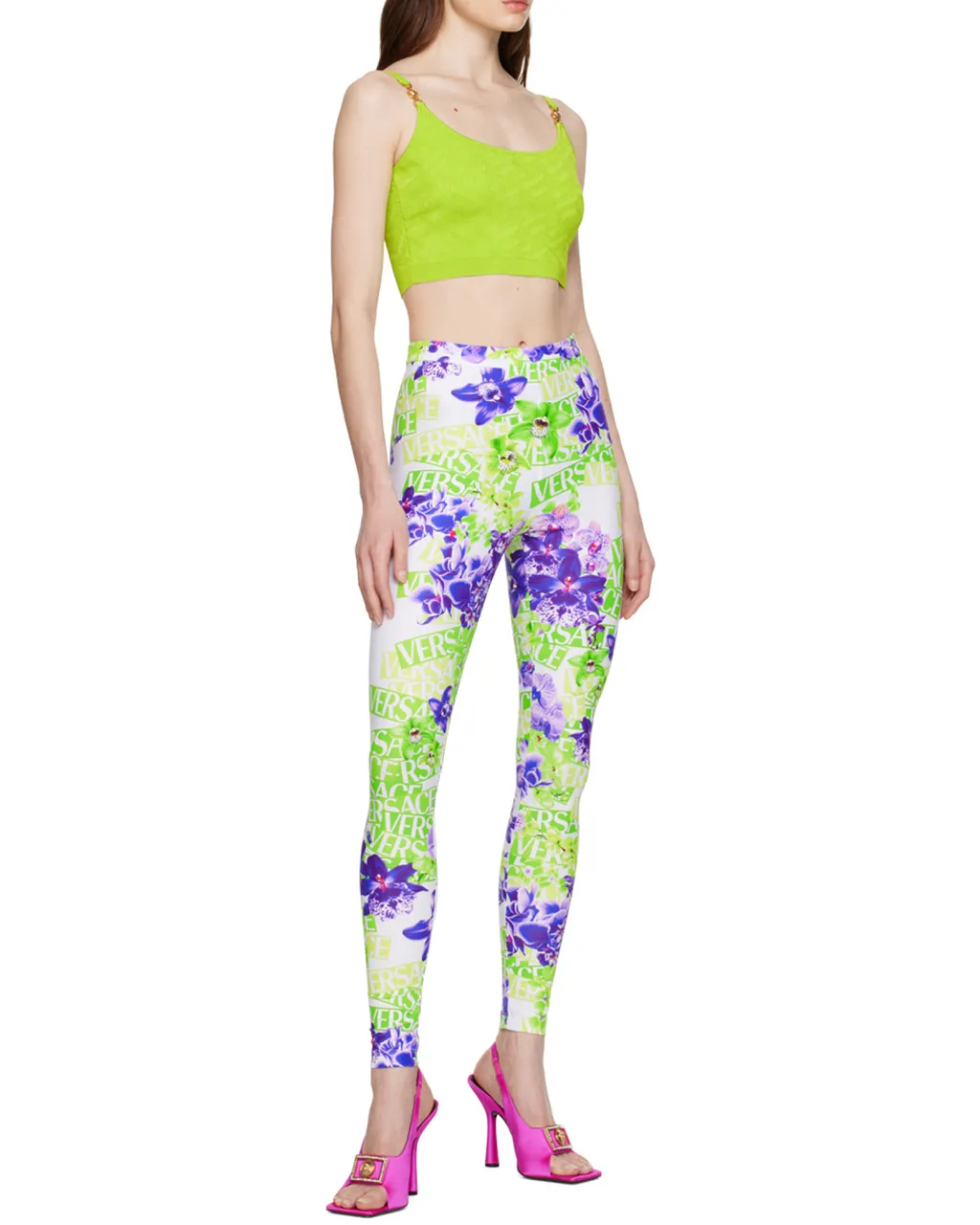 Medusa-Motif Knitted Top