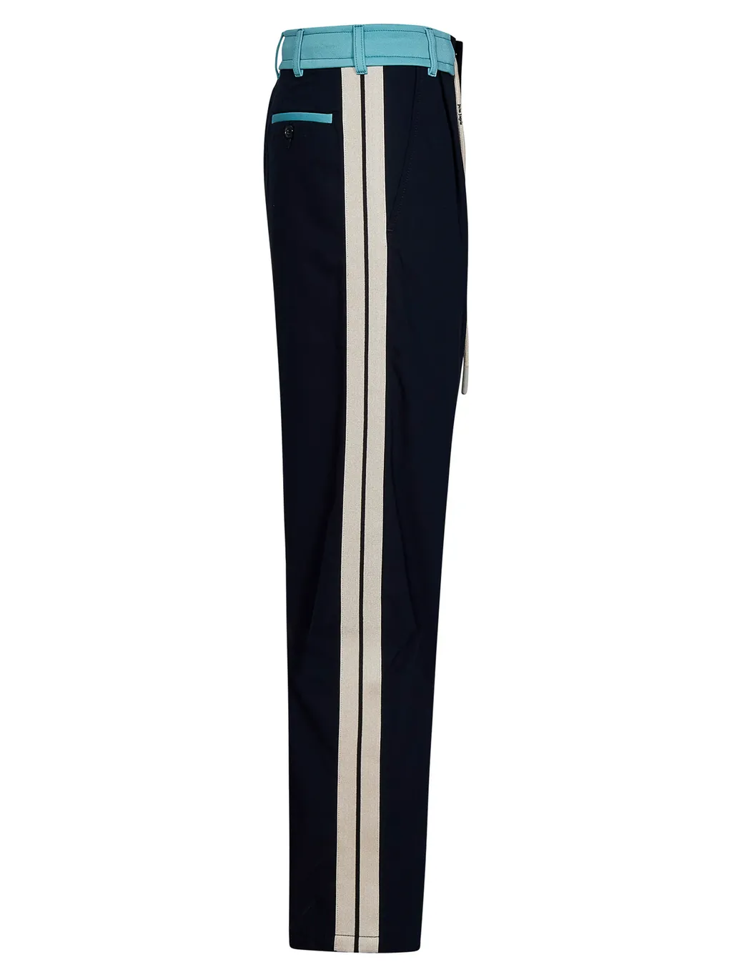 Track Belt Straight-Leg Trousers