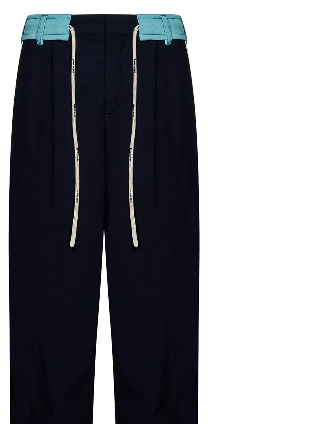 Track Belt Straight-Leg Trousers