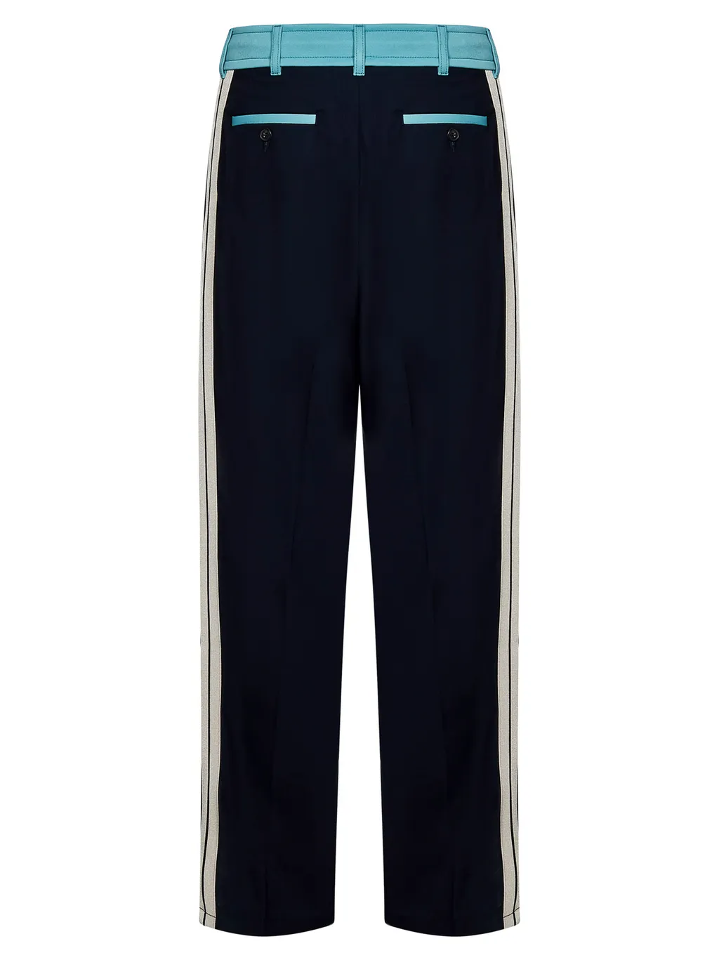 Track Belt Straight-Leg Trousers