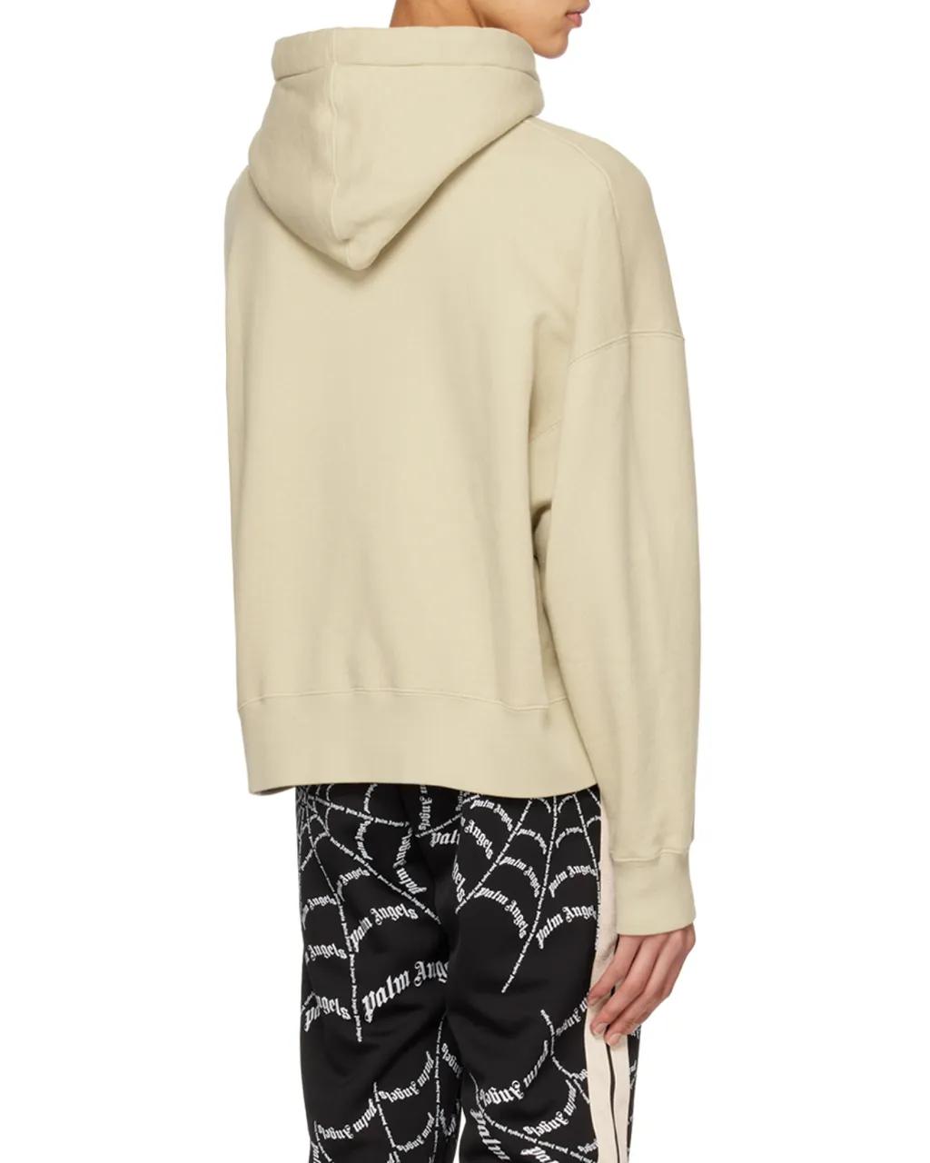 Palm Angels Palm Embroidered Drawstring Hoodie