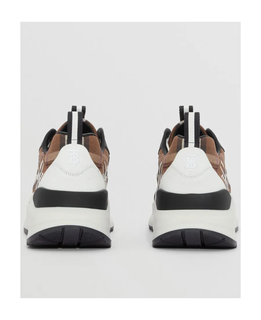 Vintage Check Lace-Up Sneakers