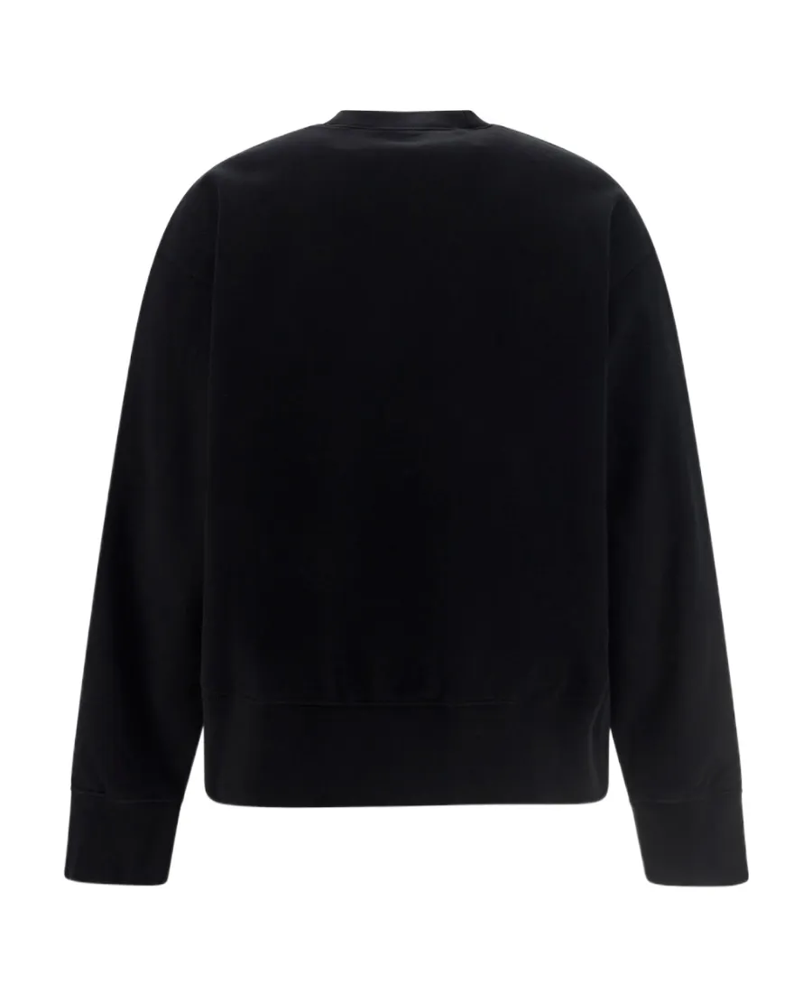 Palm Angels Logo-Printed Crewneck Sweatshirt