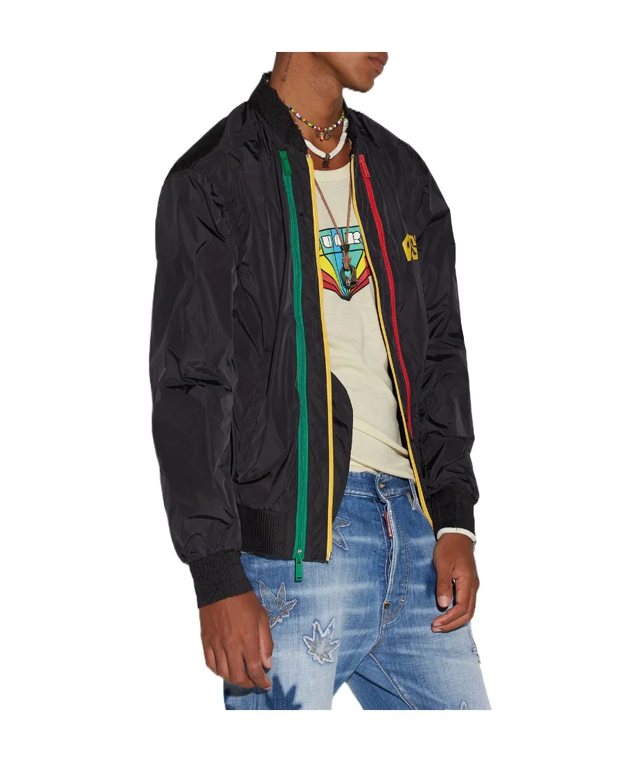 Dsquared2 Logo-Printed Zipped Jacket