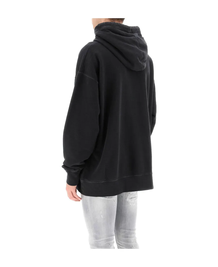 Dsquared2 Logo Printed Drawstring Hoodie