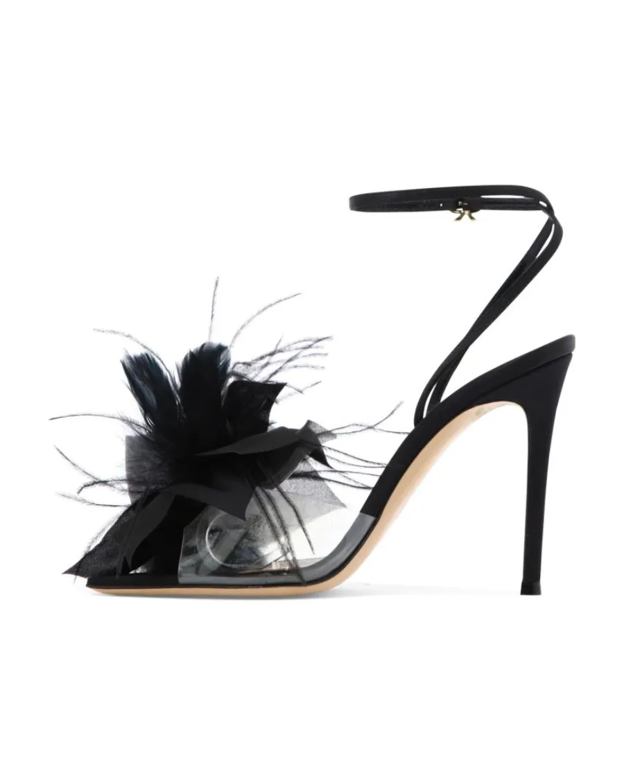 Gianvito Rossi Embellished Detail Heeled Sandals