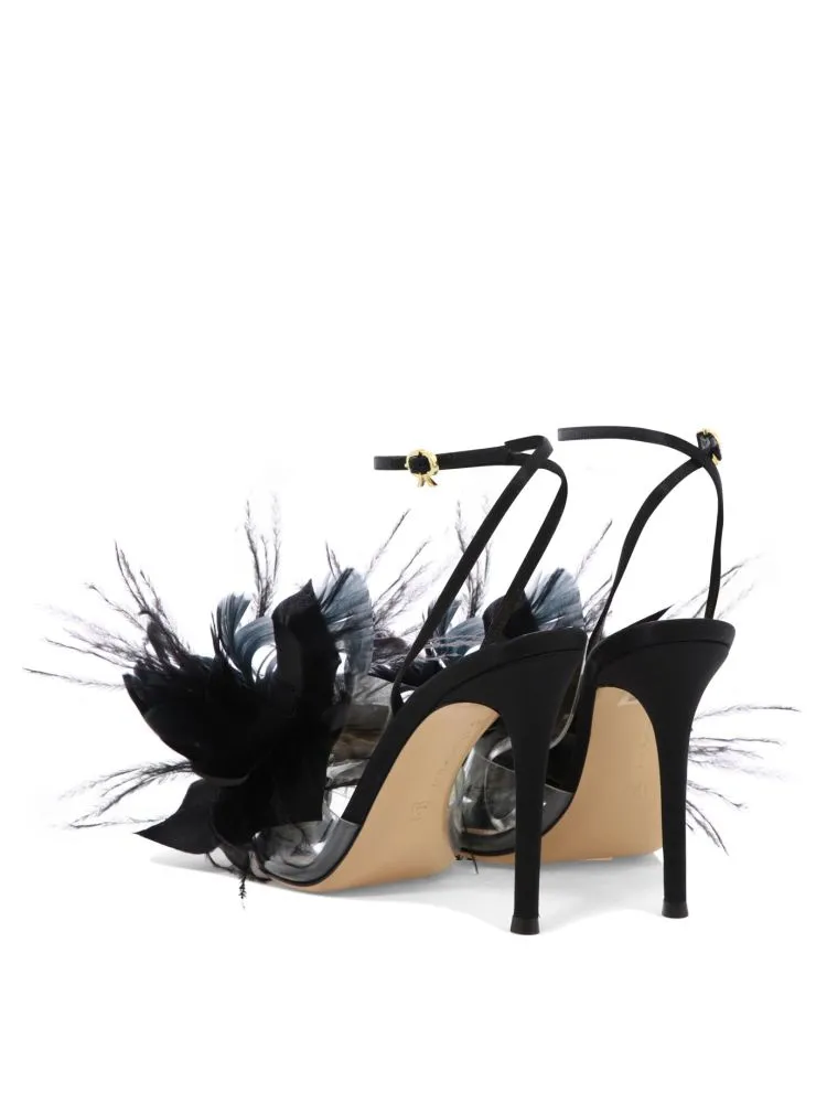 Gianvito Rossi Embellished Detail Heeled Sandals