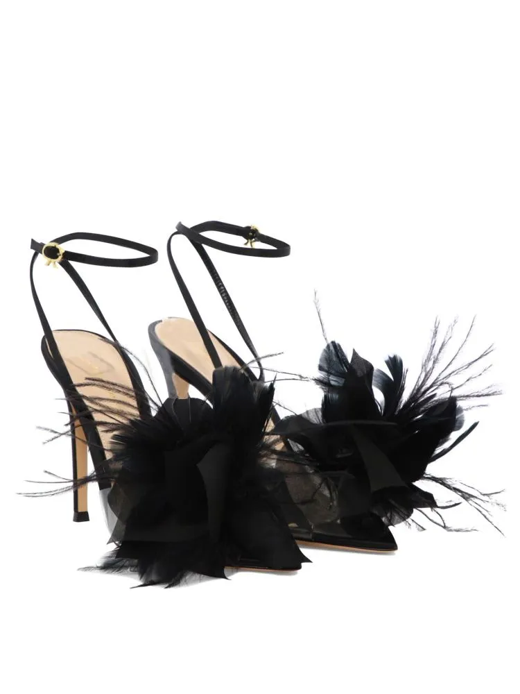 Gianvito Rossi Embellished Detail Heeled Sandals