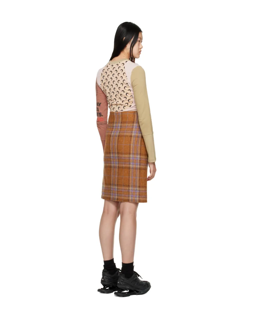 Logo Checked Dress
