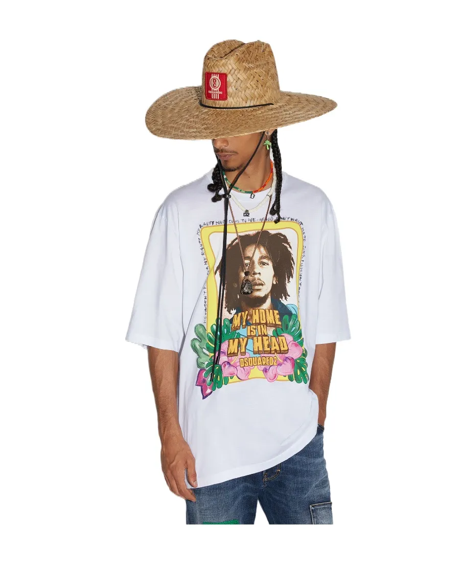 Dsquared2 Graphic-Printed Crewneck T-Shirt