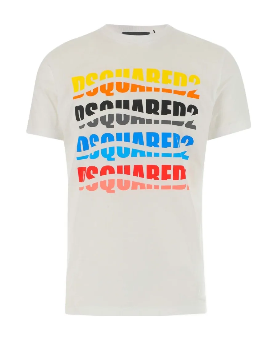 Dsquared2 Logo Printed Crewneck T-Shirt