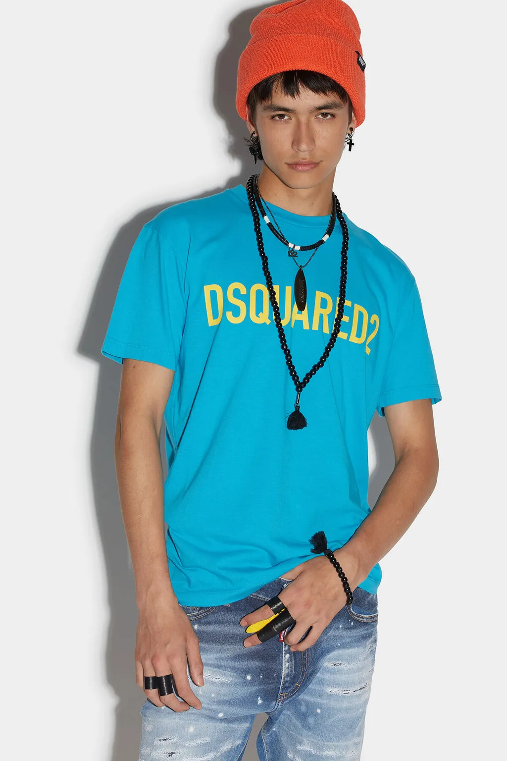 Dsquared2 Logo Printed Crewneck T-Shirt