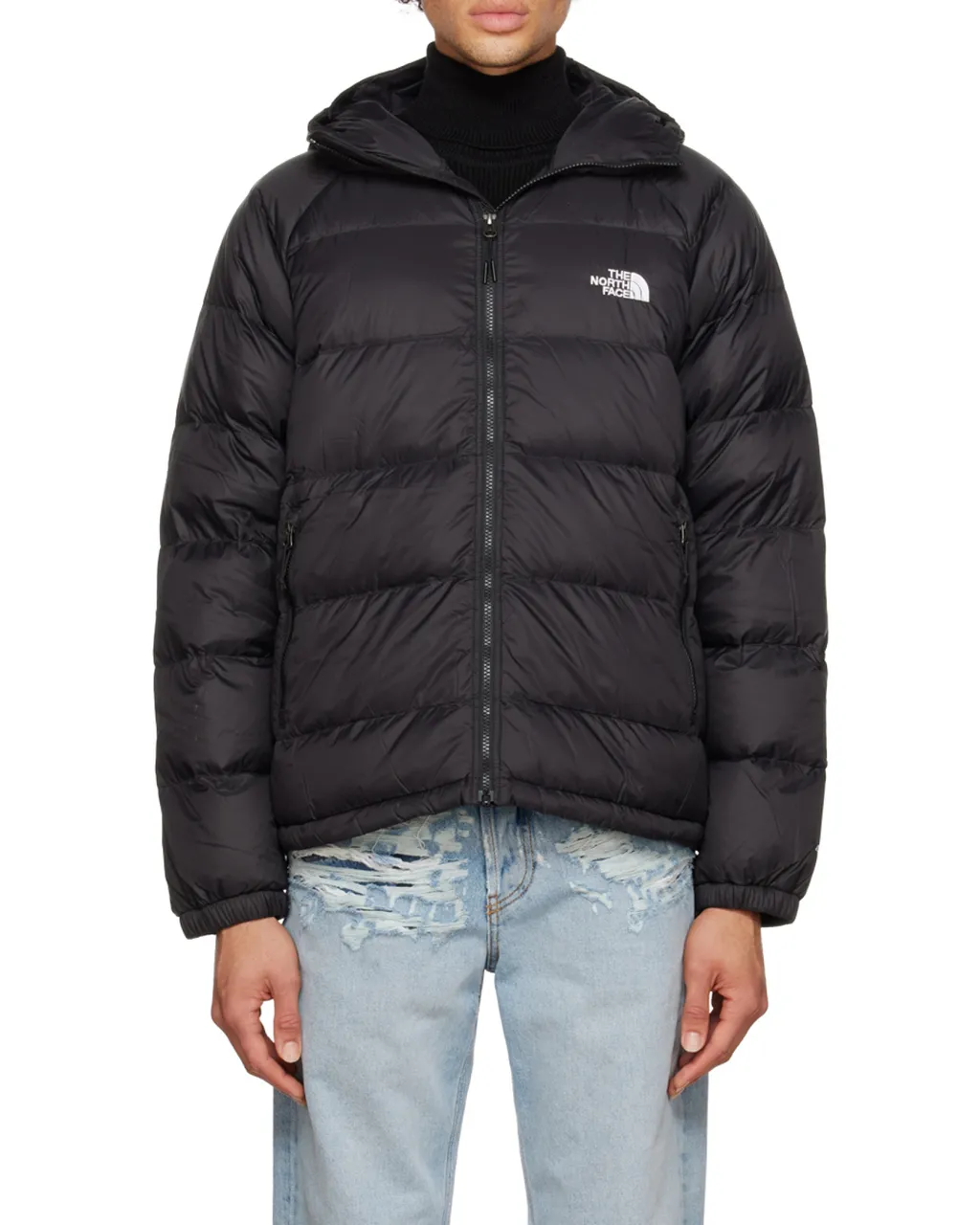 Logo Quilted Down Jacket