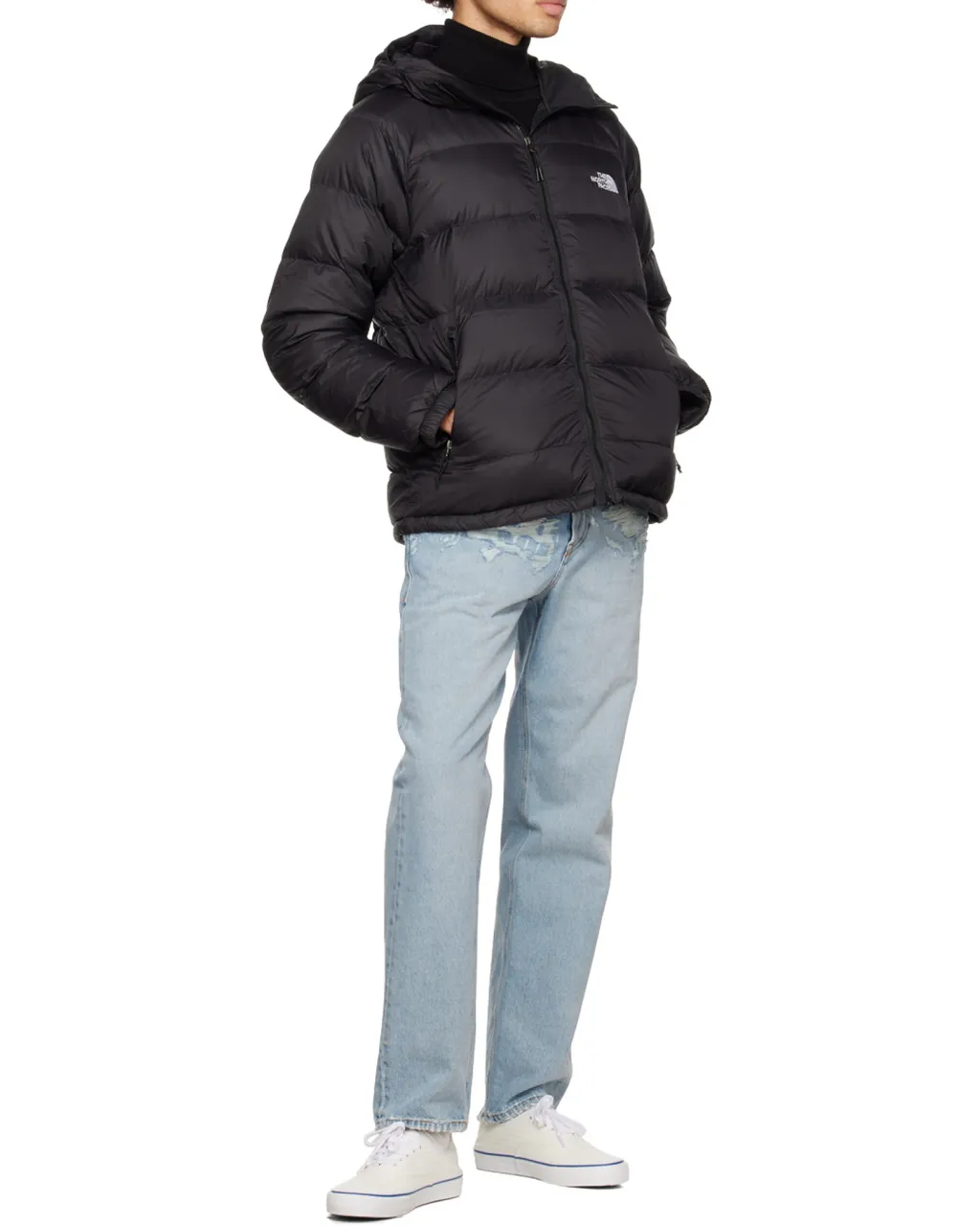Logo Quilted Down Jacket