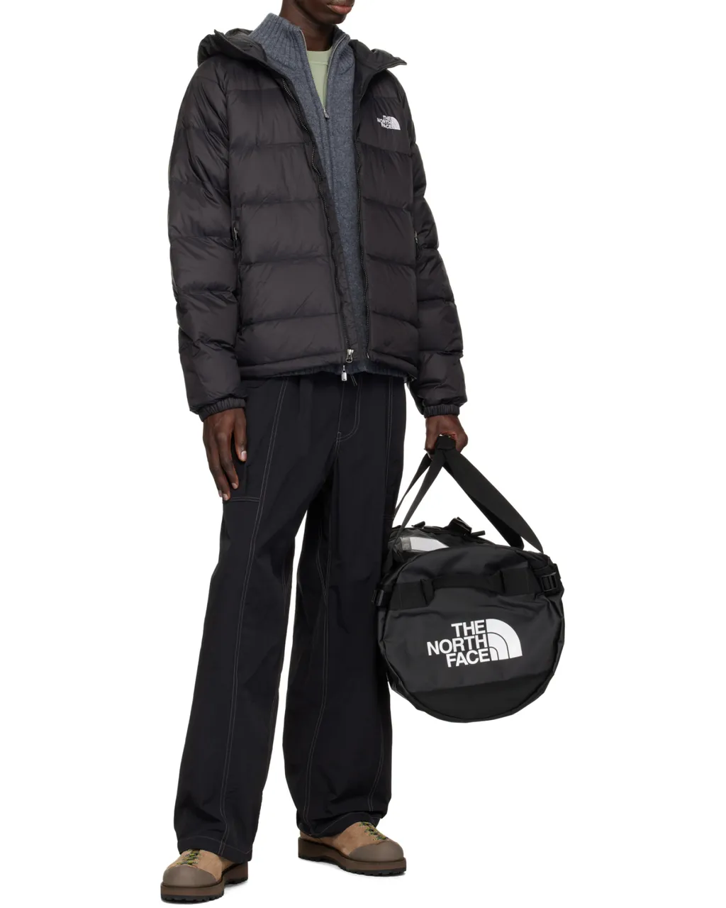 Logo Quilted Down Jacket