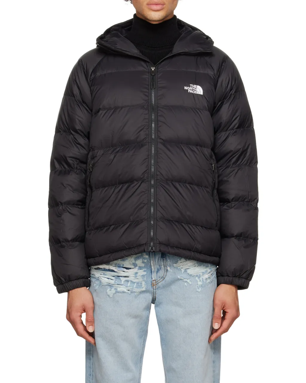 Logo Quilted Down Jacket