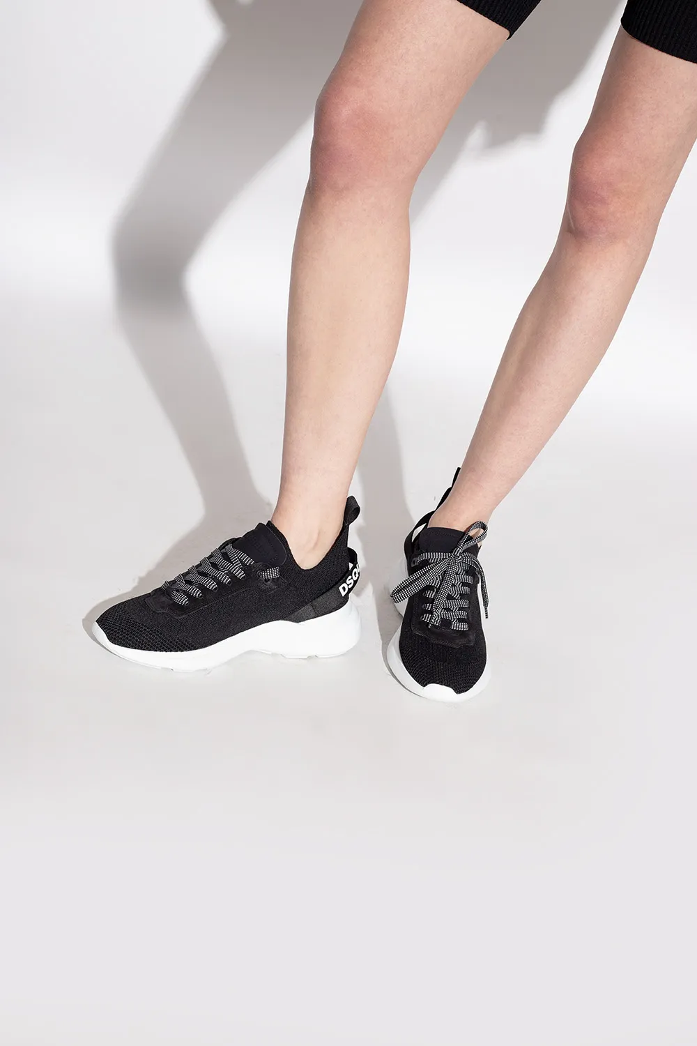 Dsquared2 Logo Printed Lace-Up Sneakers
