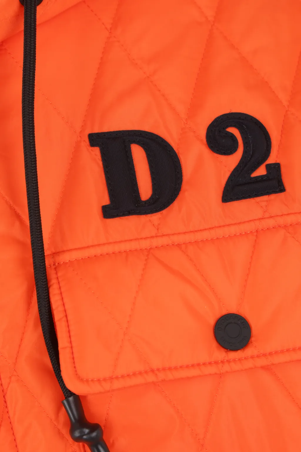 Logo-Patch Quilted Jacket