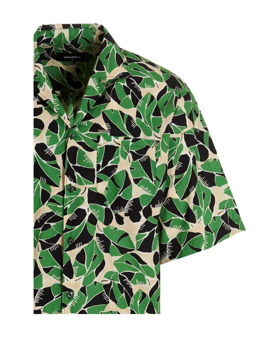 Dsquared2 All-Over Printed Short-Sleeved Shirt