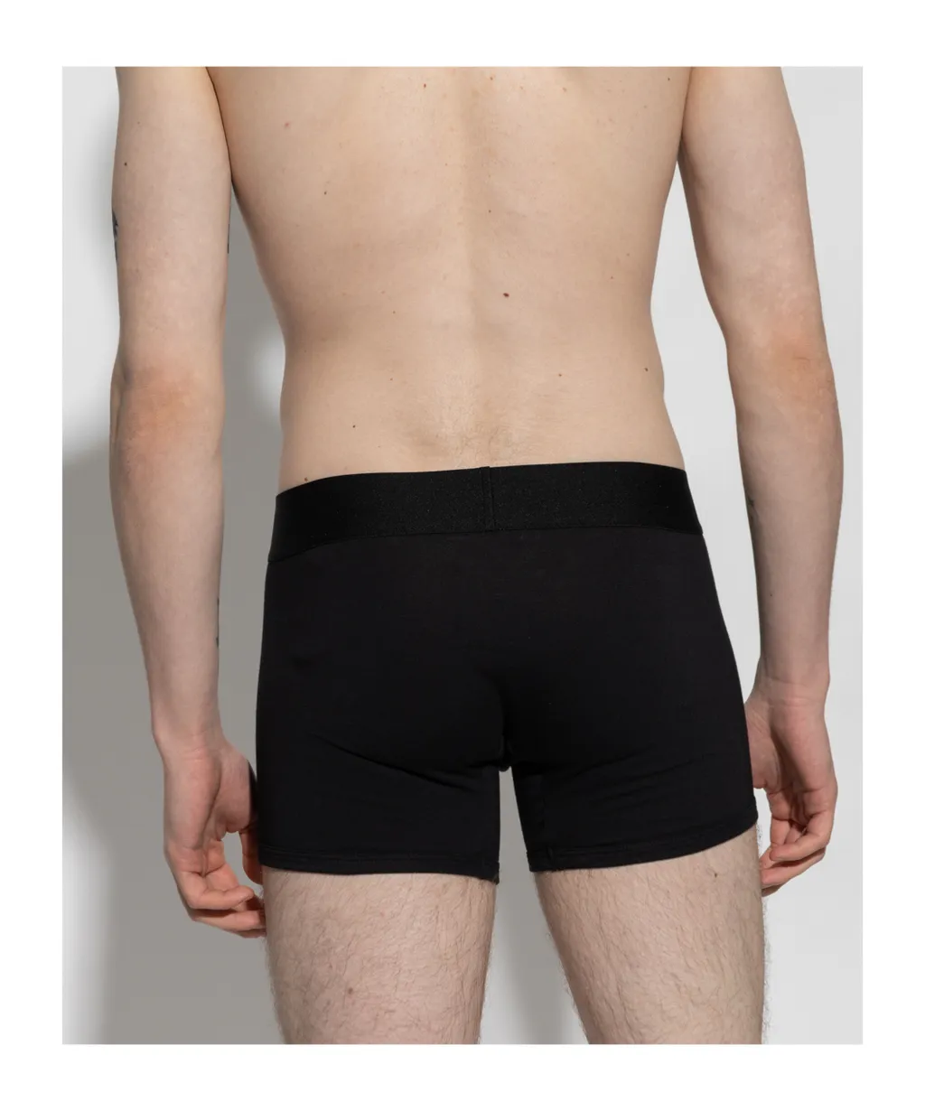 Palm Angels Elastic Logo Waist Pack Of Two Boxers