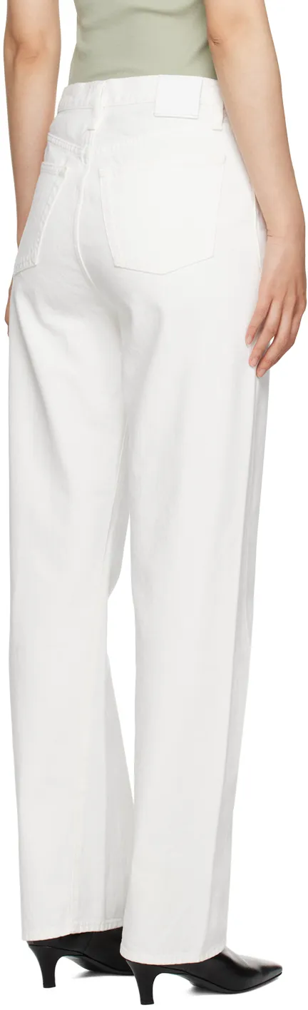 Totme High-Waisted Straight Leg Jeans