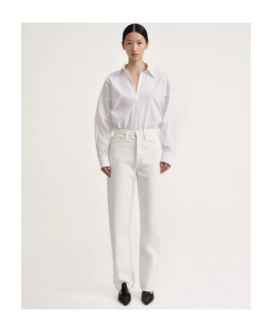 Totme High-Waisted Straight Leg Jeans